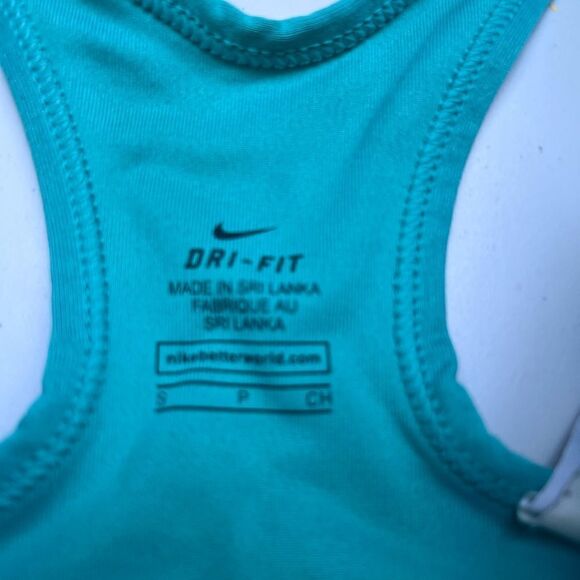 Nike Turquoise Sports Bra size Small - Picture 3 of 3